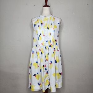 Kate Spade New York Lemon Zest Sleeveless Shirt Dress Size Small